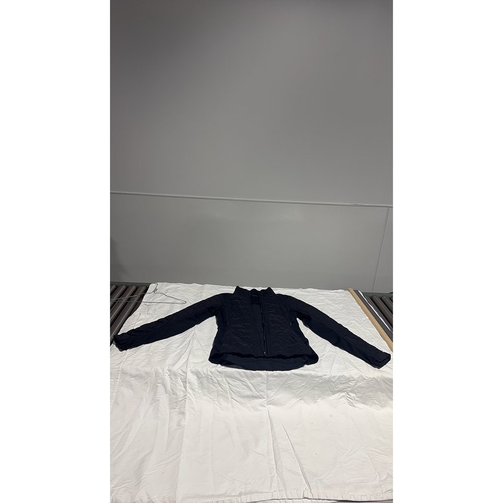 Lululemon Black Insulated Full Zip Jacket Womens Small Athletic Quilted Fitted